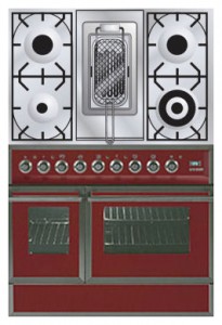Кухонна плита ILVE QDC-90RW-MP Red фото