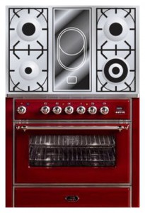 厨房炉灶 ILVE M-90VD-VG Red 照片