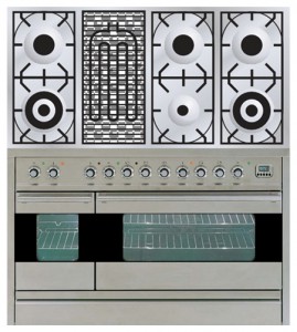 Kitchen Stove ILVE PF-120B-VG Stainless-Steel Photo