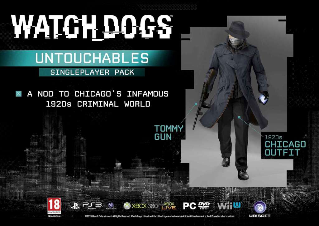 Watch Dogs - Untouchables, Club Justice and Cyberpunk Packs DLC EU Ubisoft Connect CD Key USD 1.57