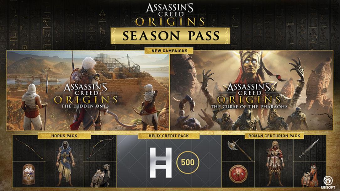 Assassin's Creed: Origins - Season Pass US XBOX One CD Key USD 11.24