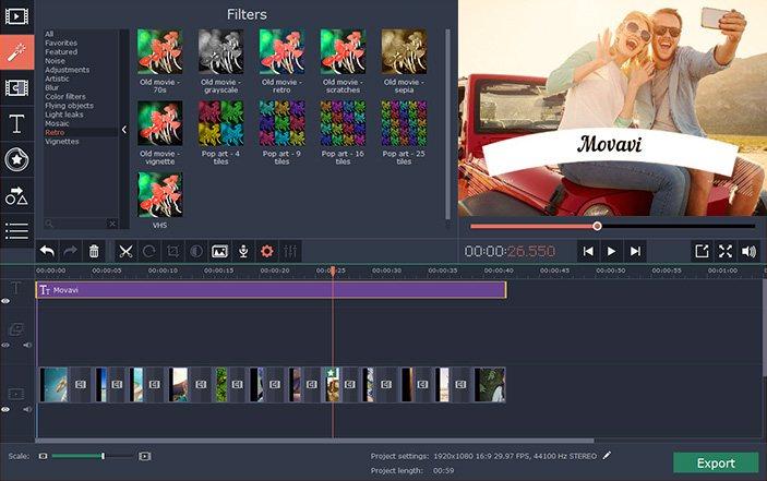 Movavi Video Editor 15 Key (Lifetime / 1 PC) USD 18.43
