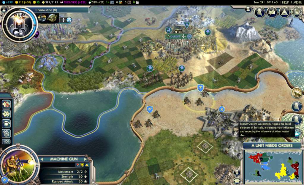 Sid Meier's Civilization V + Gods and Kings Expansion Steam CD Key USD 2.55