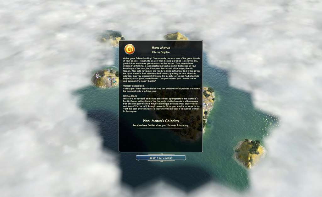 Sid Meier's Civilization V - Polynesian Civilization Pack DLC Steam CD Key USD 2.71
