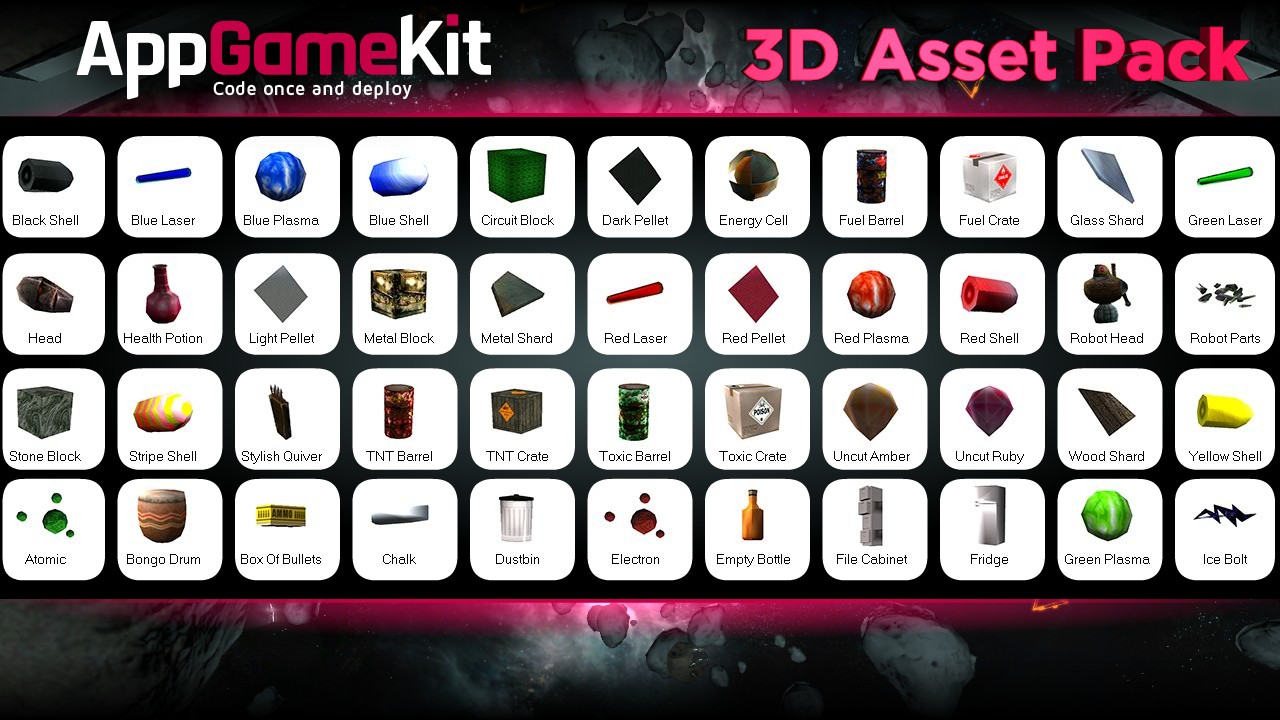 AppGameKit - 3D Asset Pack DLC Steam CD Key USD 1.64