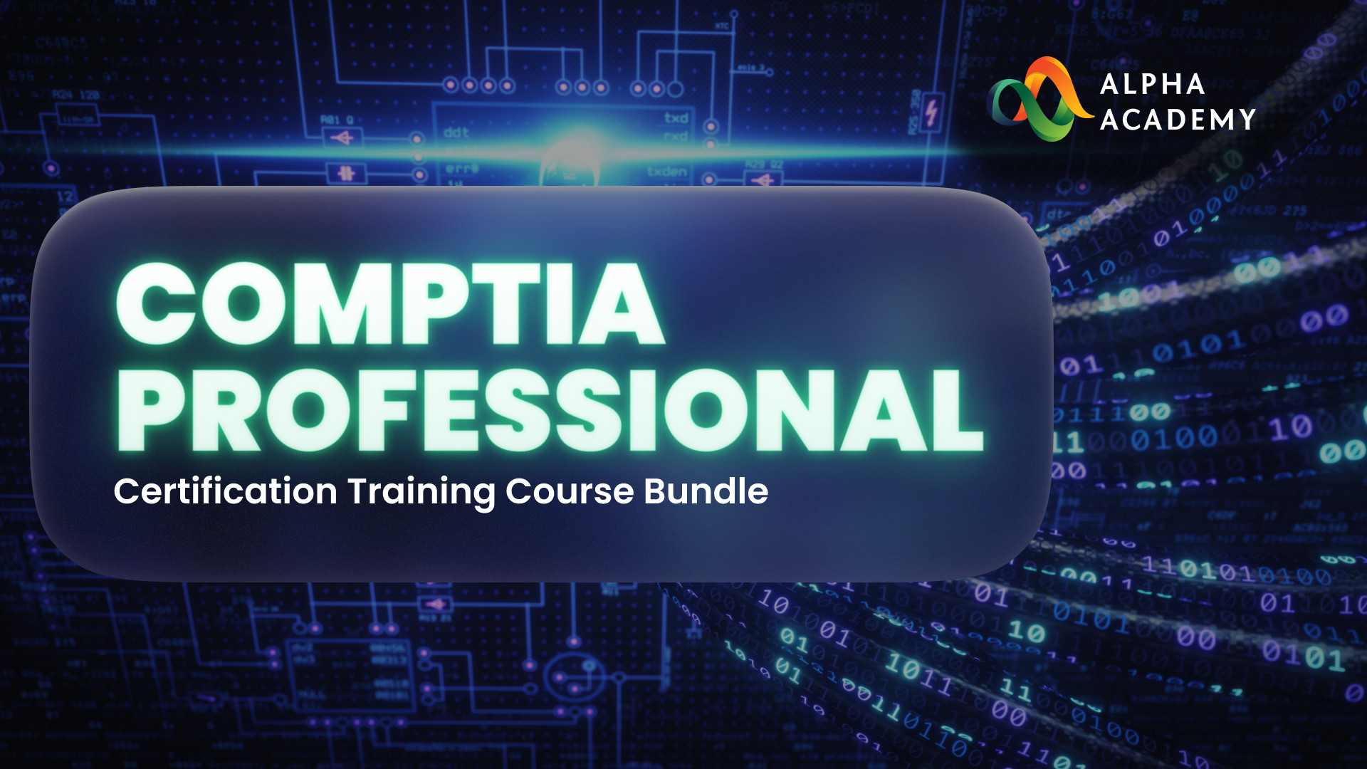 CompTIA Professional Certification Training Course Bundle Alpha Academy Code USD 9.03
