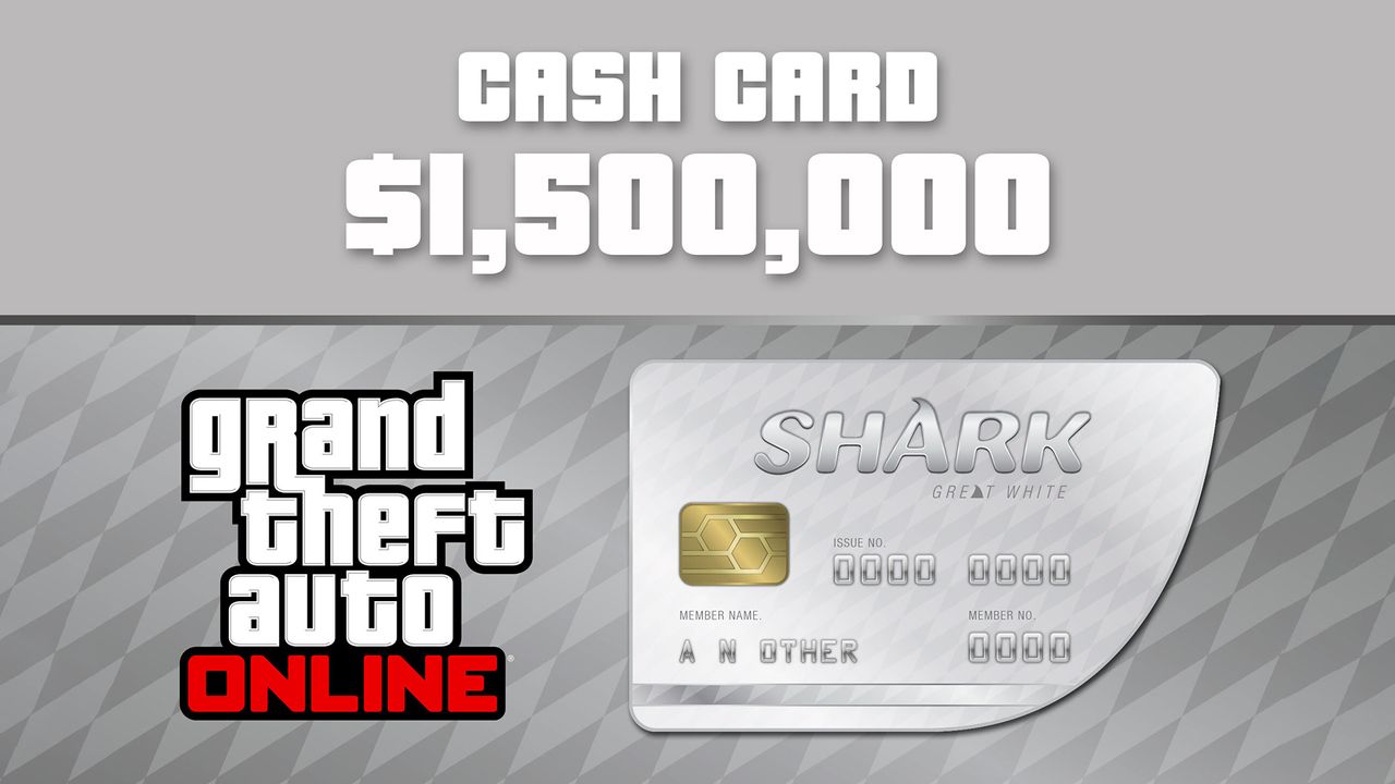 Grand Theft Auto Online - $1,500,000 Great White Shark Cash Card PC Activation Code EU USD 12.53