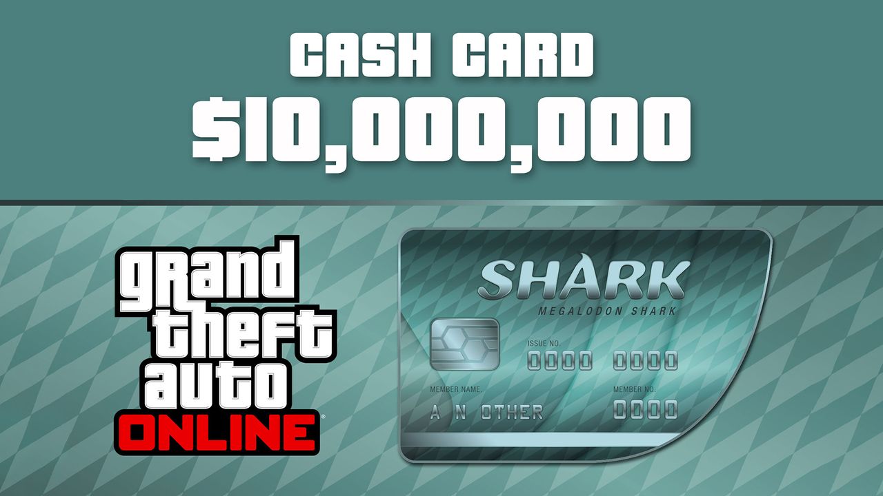 Grand Theft Auto Online - $10,000,000 Megalodon Shark Cash Card RU VPN Activated PC Activation Code USD 33.89