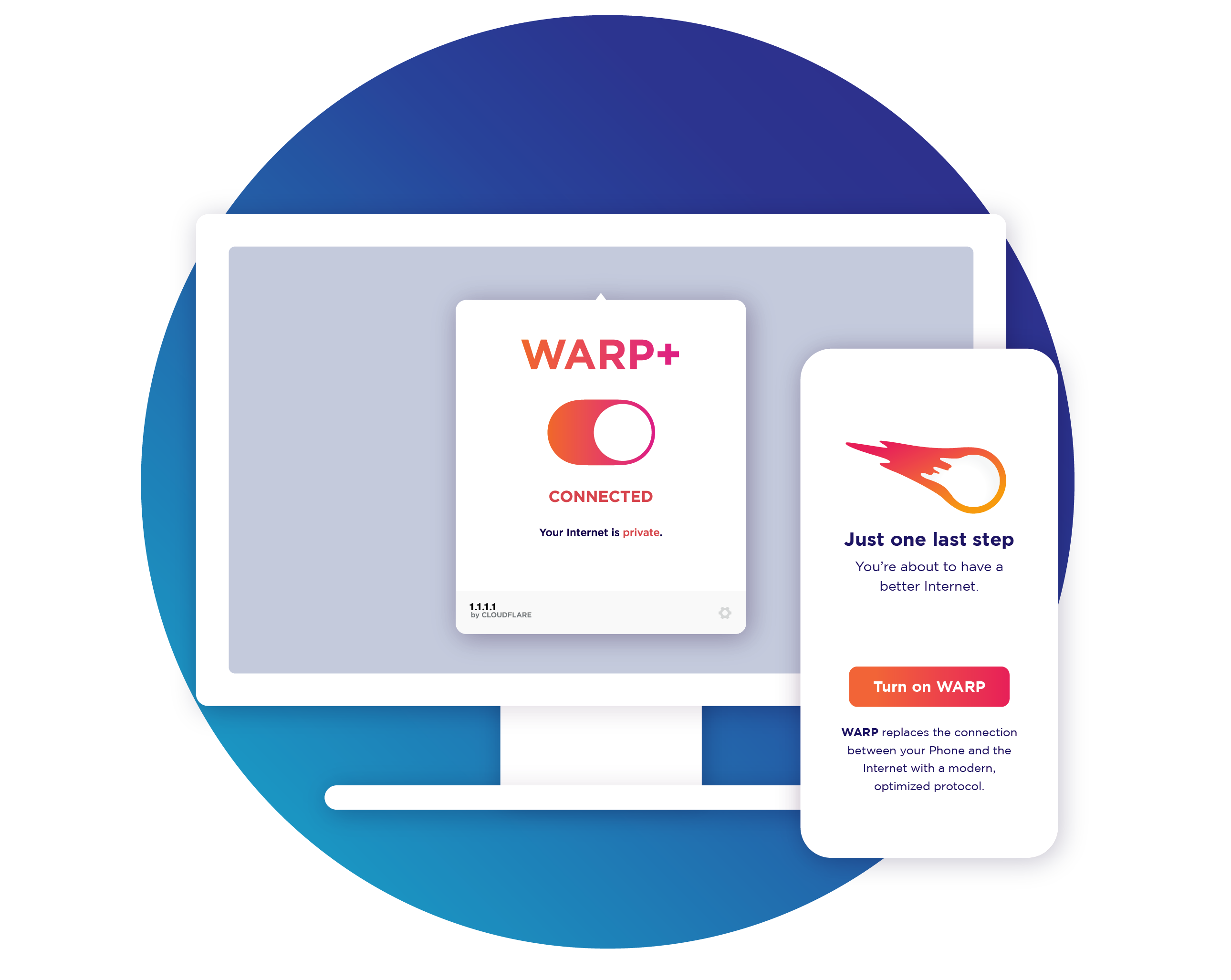 Cloudflare 1.1.1.1 WARP+ VPN Key (Lifetime / 12000 TB / 5 Devices) USD 1.64