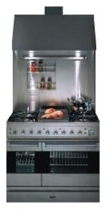 موقد المطبخ ILVE PD-90RL-MP Stainless-Steel صورة فوتوغرافية