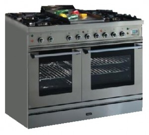 Kitchen Stove ILVE PD-100FL-MP Stainless-Steel Photo