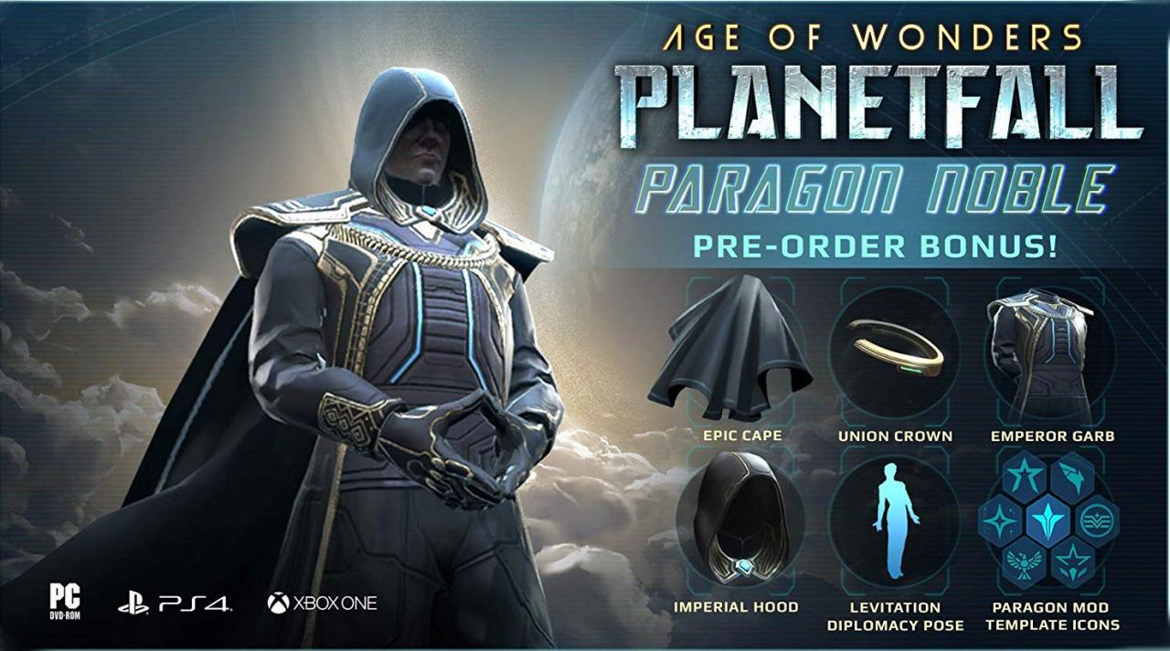 Age of Wonders: Planetfall - Paragon Set DLC Steam CD Key USD 11.28
