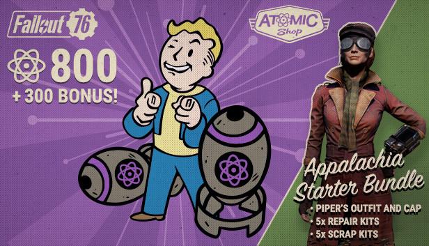 Fallout 76 - Appalachia Starter Bundle DLC Steam Altergift USD 10.51