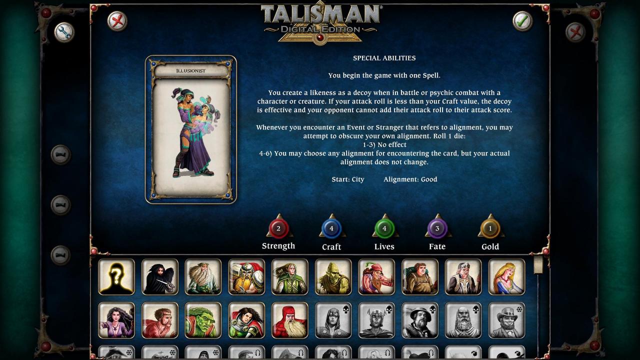 Talisman - Character Pack #11 - Illusionist DLC Steam CD Key USD 0.8