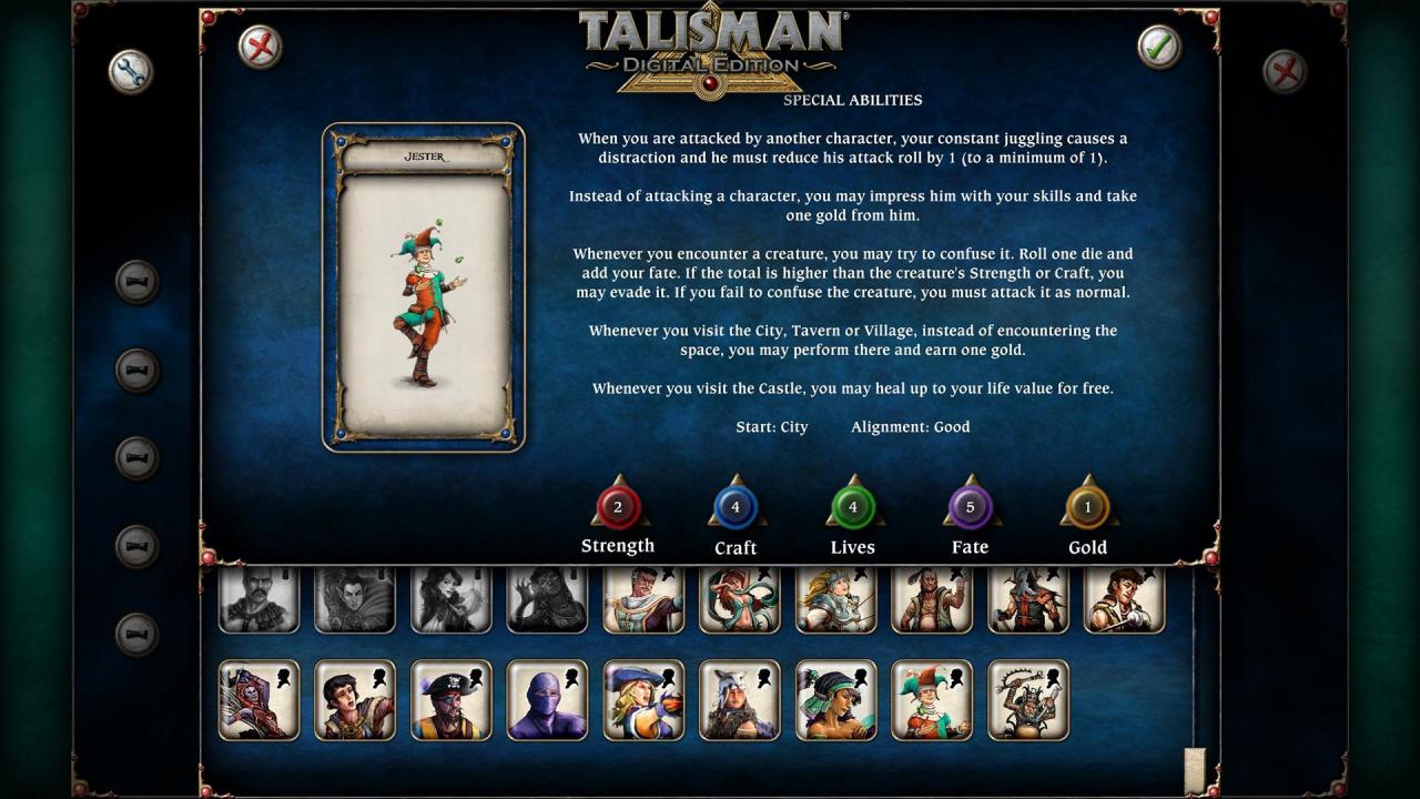 Talisman - Character Pack #12 - Jester DLC Steam CD Key USD 0.86