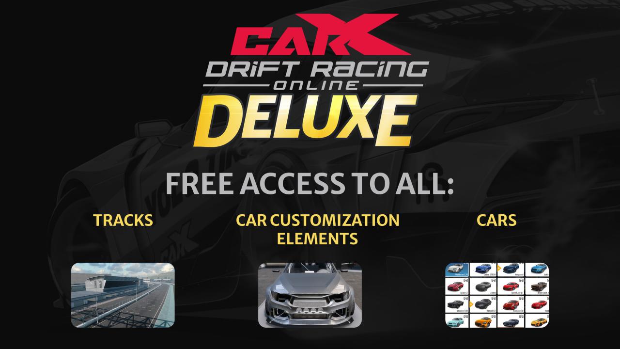 CarX Drift Racing Online - Deluxe DLC Steam Altergift USD 25.21