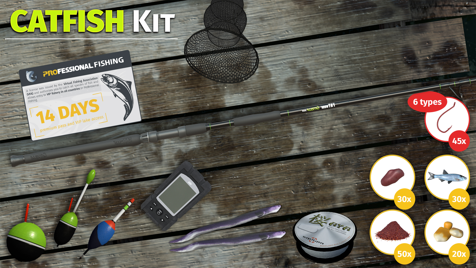 Professional Fishing - Catfish Kit DLC Steam CD Key USD 1.24