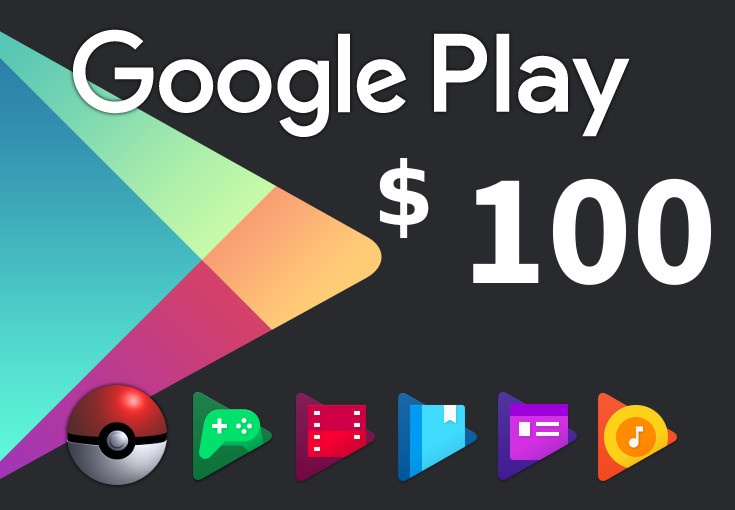 Google Play $100 AU Gift Card USD 76.86