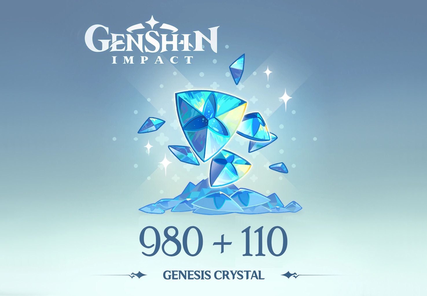 Genshin Impact - 980 + 110 Genesis Crystals Reidos Voucher USD 17.23