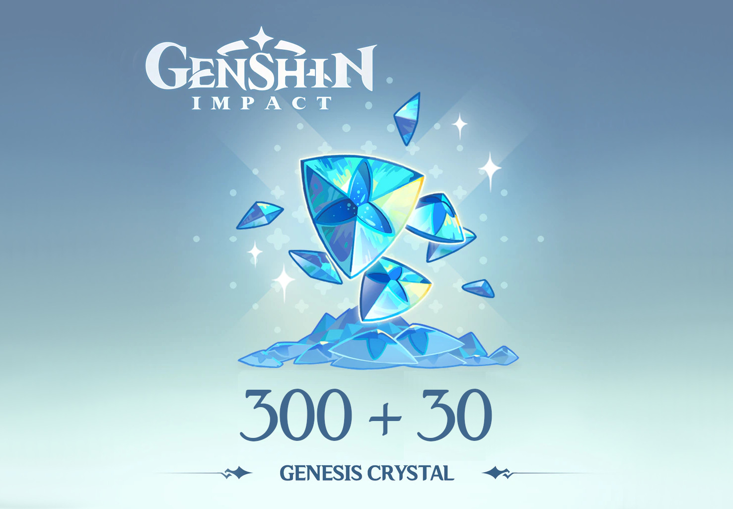 Genshin Impact - 300 + 30 Genesis Crystals Reidos Voucher USD 5.37