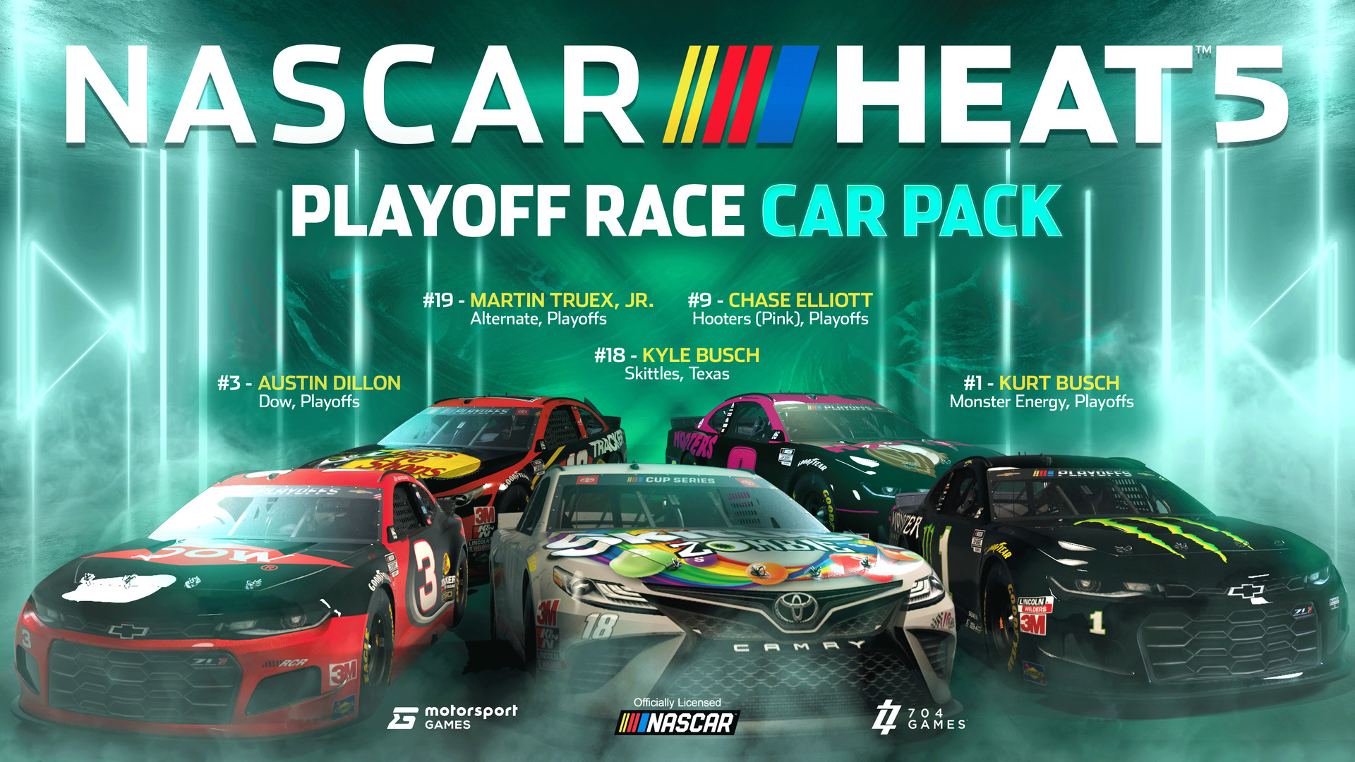NASCAR Heat 5 - Playoff Pack DLC Steam CD Key USD 0.24