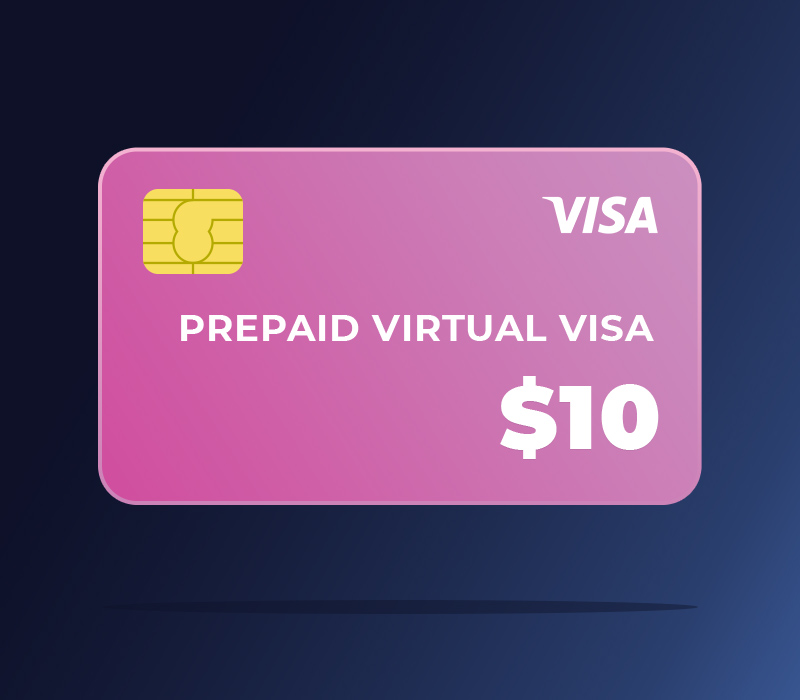 Prepaid Virtual VISA $10 USD 12.92